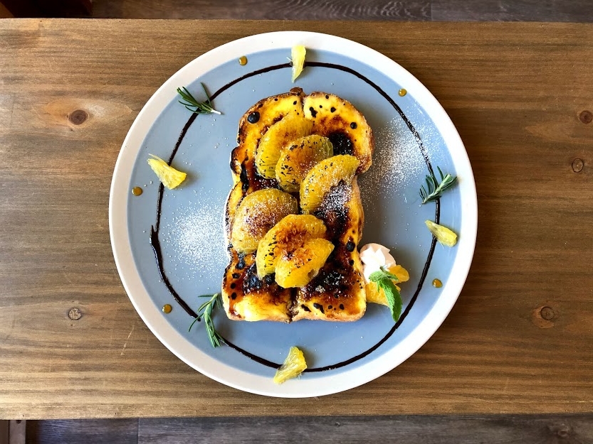 甘夏のブリュレトースト